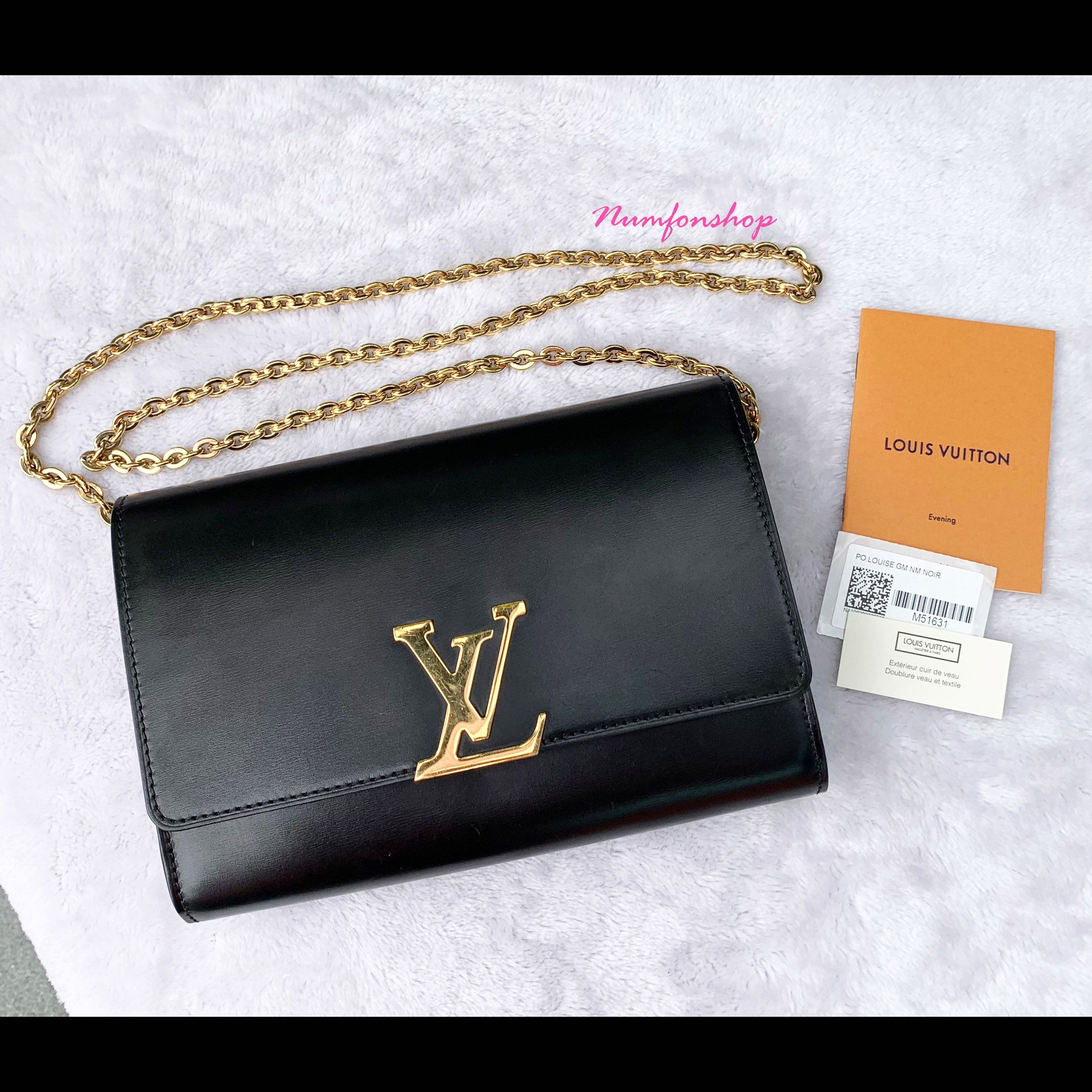 Sold Louis Vuitton Chain Louise GM NM Noir