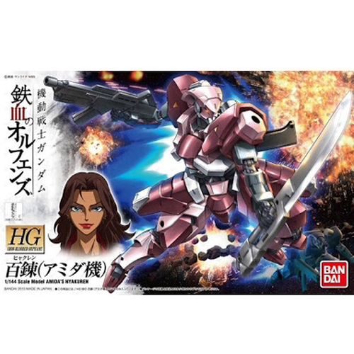 Neuf Bandai Hg Ibo 1/144 Hyakuren Modèle Plastique Kit Gundam Iron-Blooded 