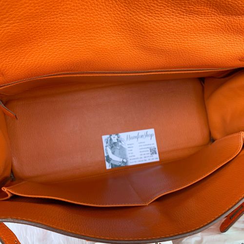ขายแล้วค่ะ Hermes Kelly 35 สีส้มOrange Togo Stamp N มือสอง #usedbag