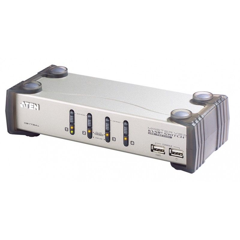 ATEN 4ポート USB KVMP CS-1734A 通販