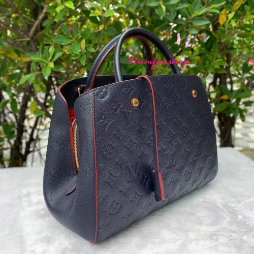 Louis Vuitton Marine Rouge Empreinte Montaigne mm - Handbag | Pre-owned & Certified | used Second Hand | Unisex