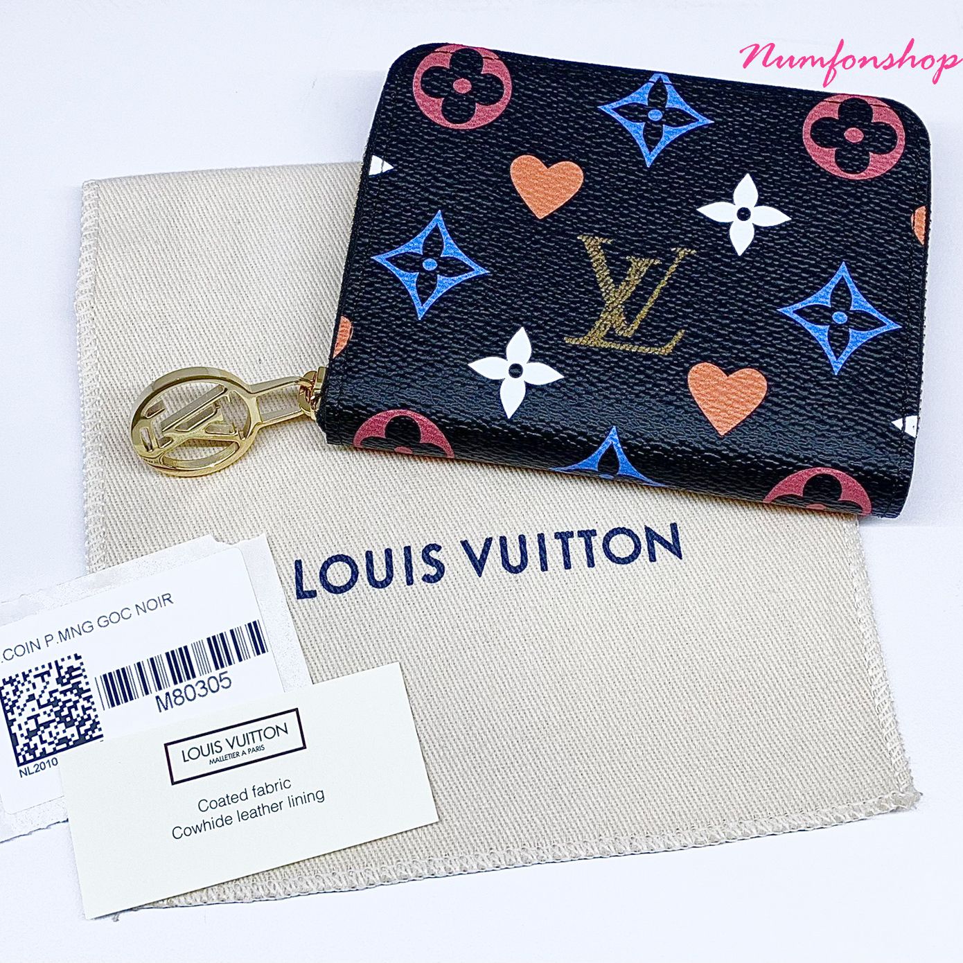 Louis Vuitton Game On Zippy Coin Purse Black