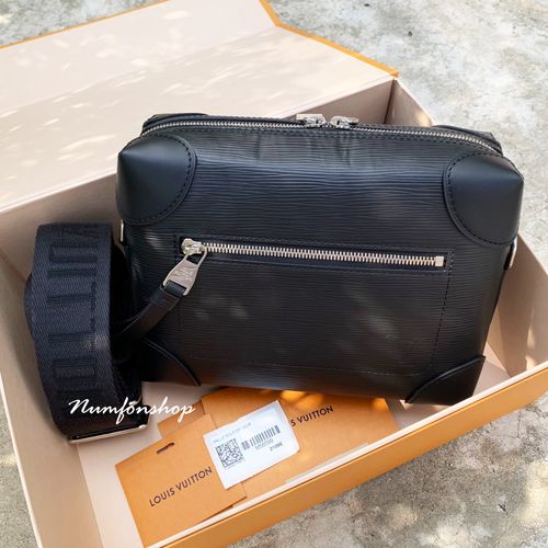Louis Vuitton, Bags, Louis Vuitton Supple Trunk Messenger Epi Leather  Black