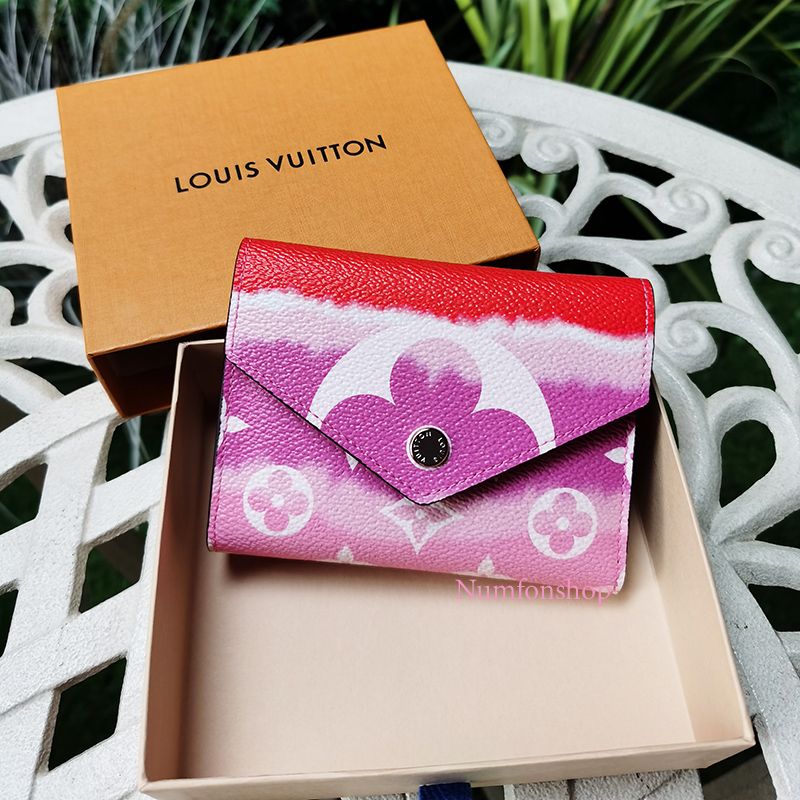 2020 Louis Vuitton Escale Onthego GM & Victorine Wallet Pastel