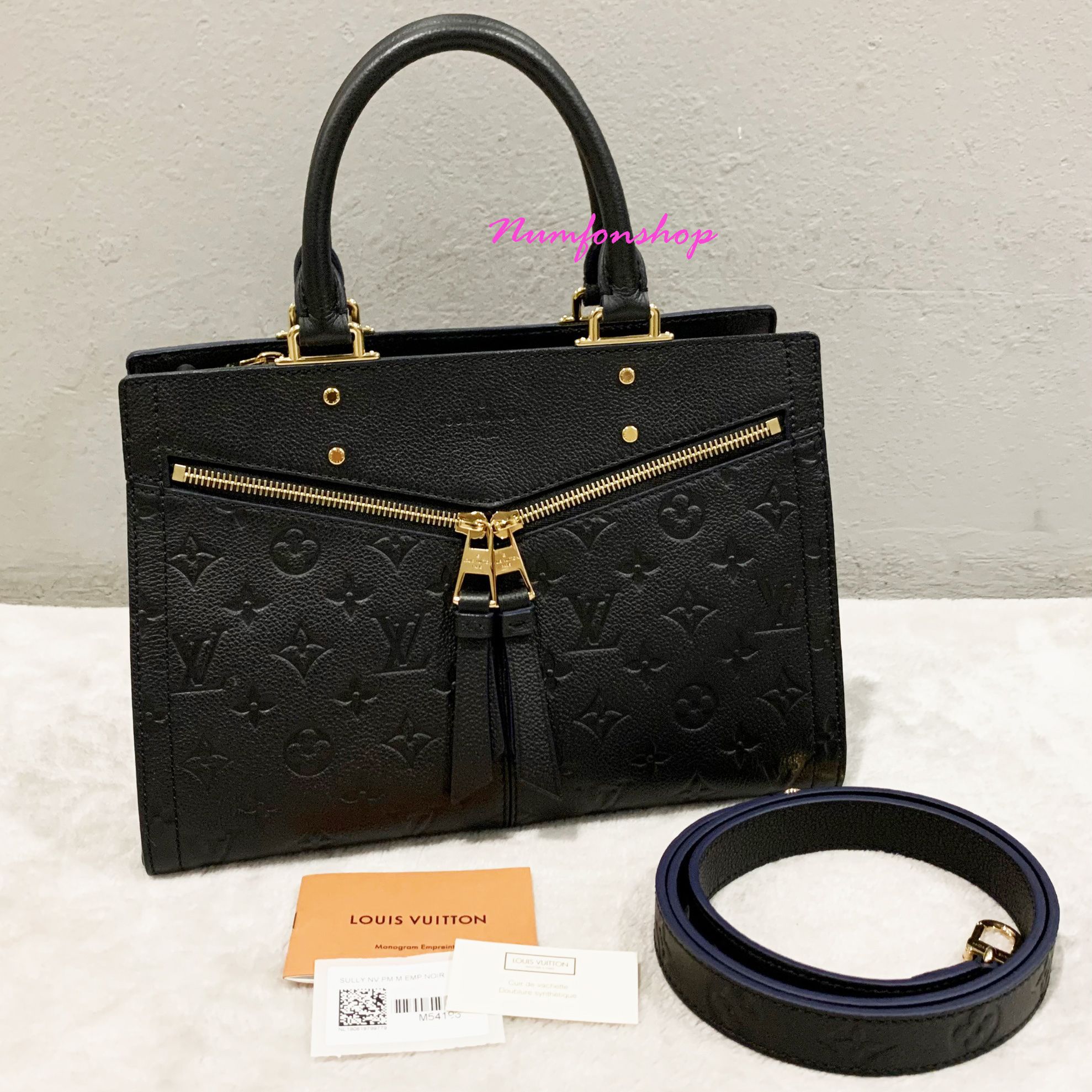 Louis Vuitton Sully Empreinte PM Handbag in Noir (Black)