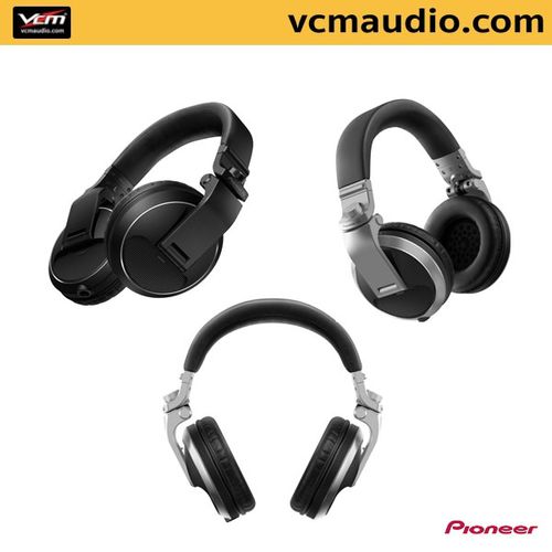 headphones (Black/Silver) HDJ-X5-K/S DJ (PIONEER) Over-ear