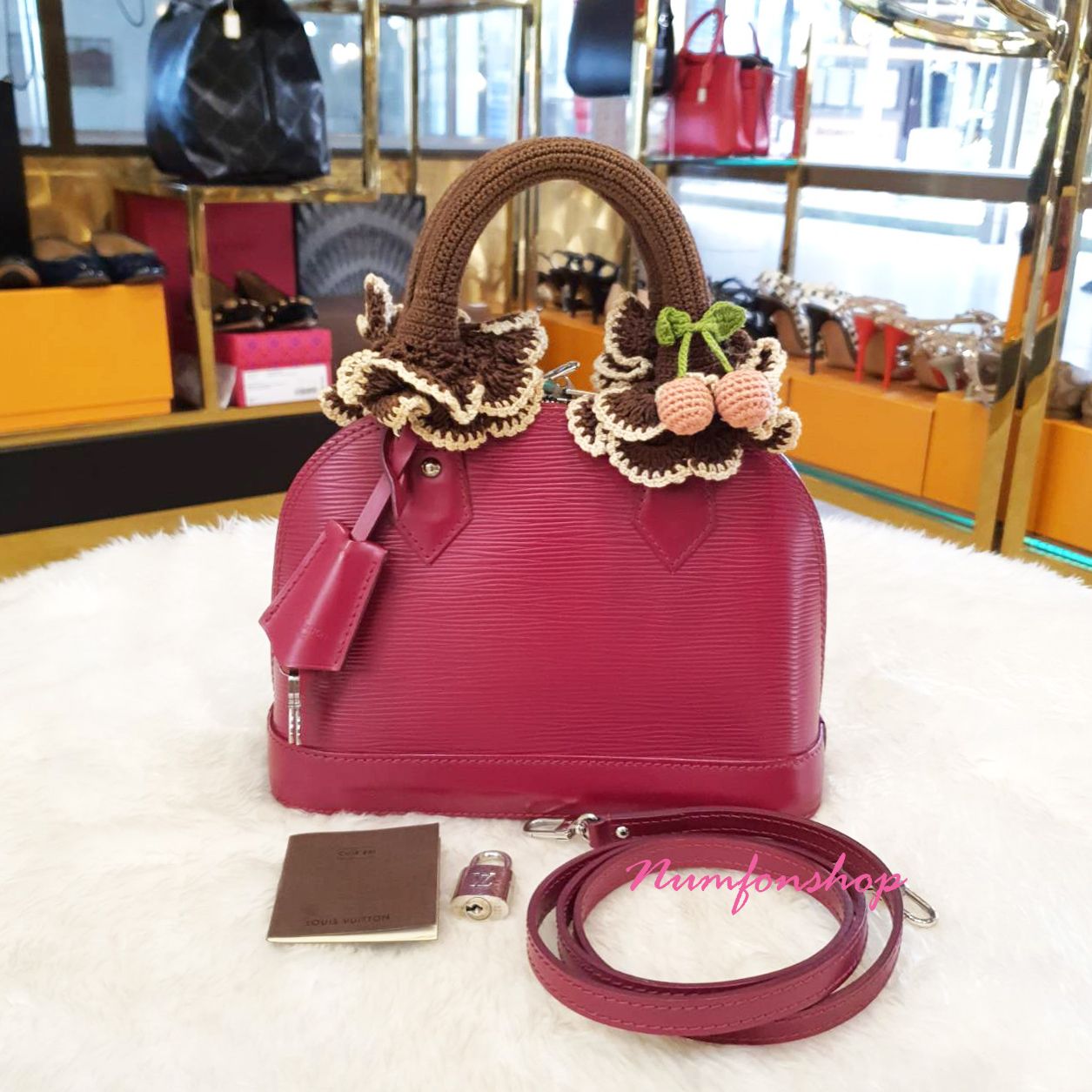 Louis Vuitton Alma BB Epi Pink Fuschia - Used Authentic Bag